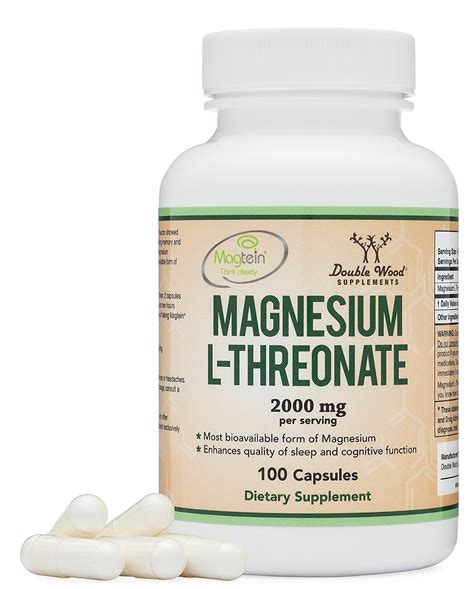55% No Additives Vegan : Amazon. . Magnesium threonate
